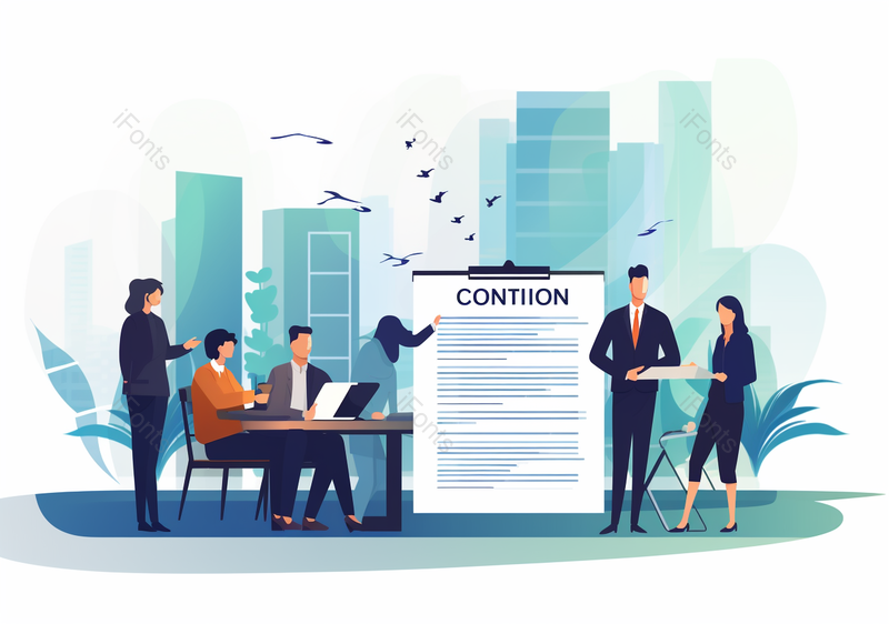 插画商业协议合同专律师工作保险商业家房地产,插画/手绘图,插画/手绘图库,插画/手绘图下载,插画/手绘